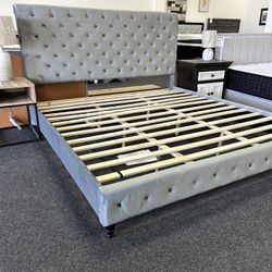 King Platform Bed Frame 