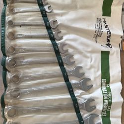 Mastergrip 14 Piece SAE Combination Wrench Set
