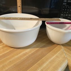 White Mixing Bowls 