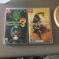 Two Switch Games 40 For Luigi Twenty For Mortal Kombat