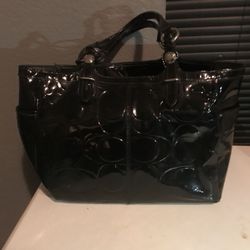 Coach purse and matching wallet