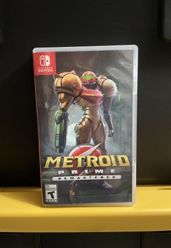 Metroid Prime Remastered for Nintendo Switch video game console system lite oled Complete Samus Aran