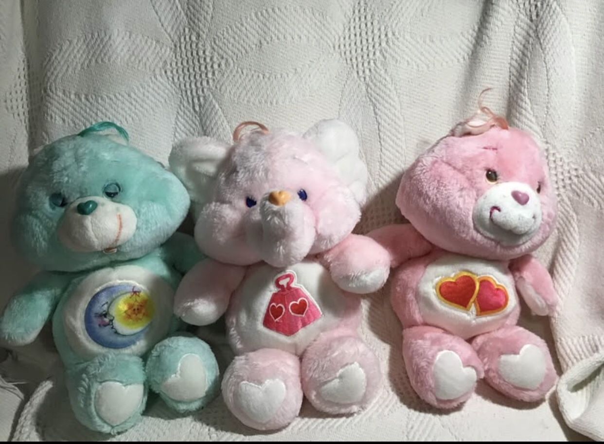 1983 Vintage Carebears All $45 Execellet Condition 