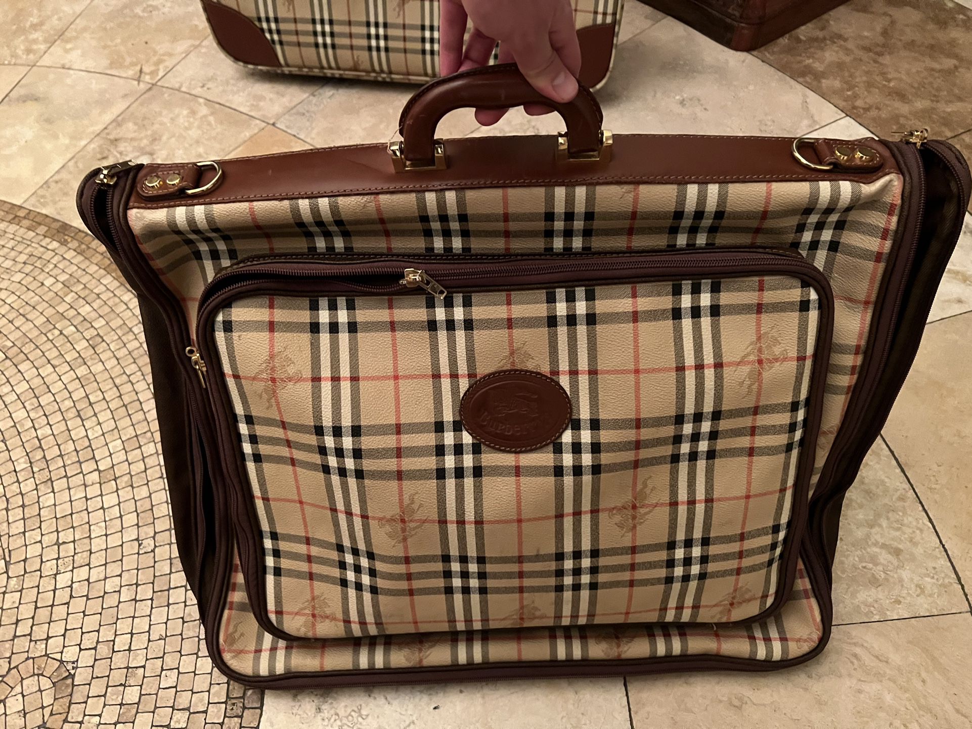 Burberry 90's Vintage Weekend Travel Bag. - We sell Rolex's & Louis Vuitton  Bags