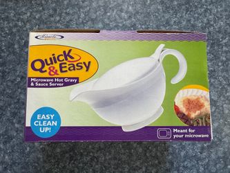 Miracle Ware Quick and Easy Microwave Hot Gravy and Sauce Server