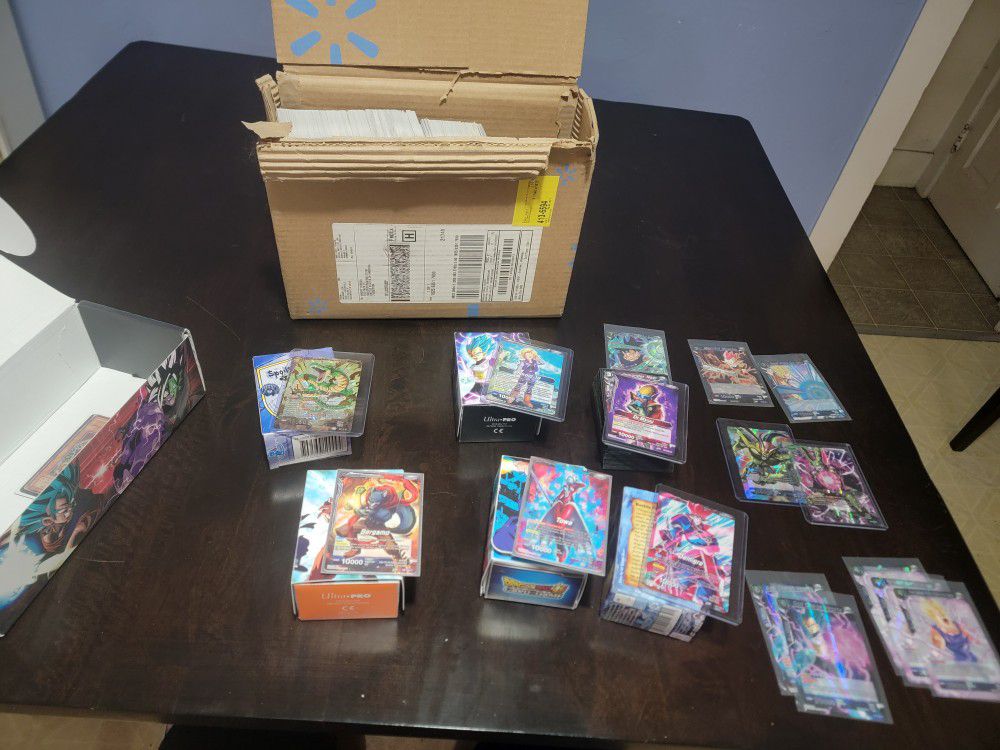 Lots Of Dragonball Z Super Cards! 6x Decks! Lots of Uncommons Commons $180