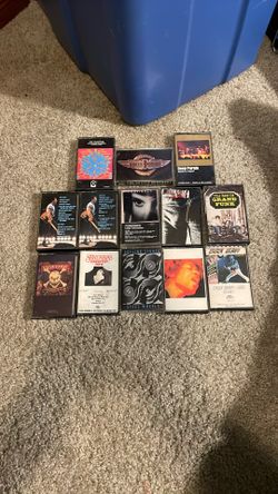 13 Classic ROCK CASSETTE TAPES EXCELLENT COND TESTED 