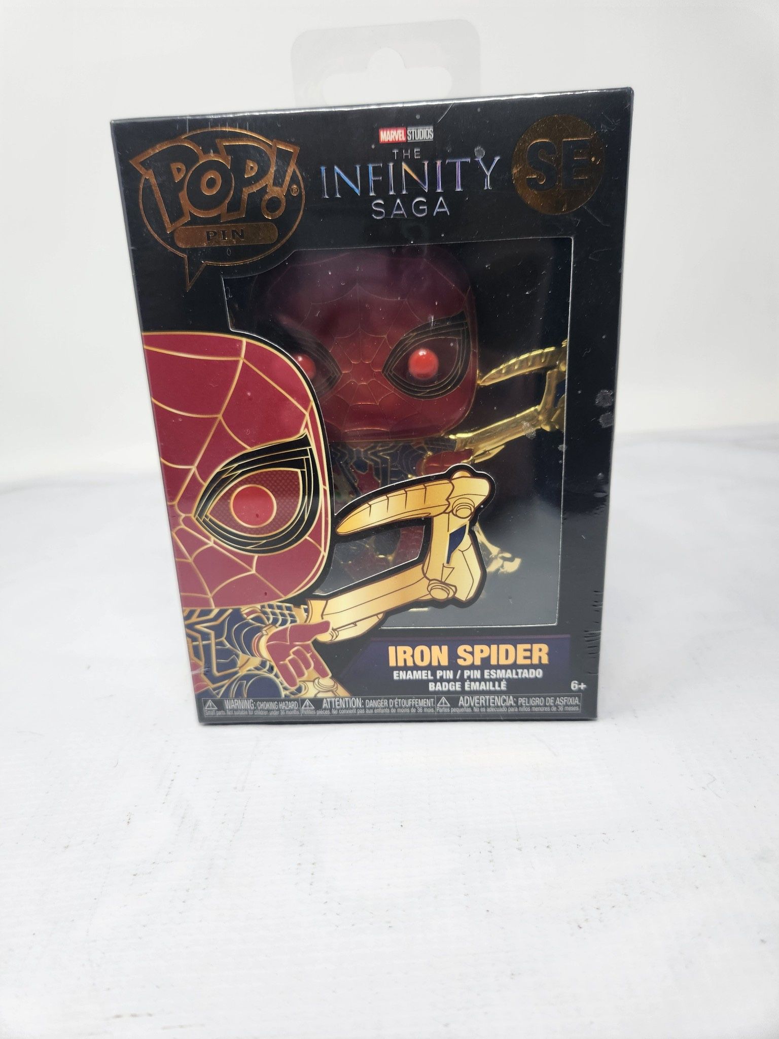 FUNKO POP! Pin SE Marvel Infinity SAGA IRON SPIDER NEW Mint Walmart Exclusive!