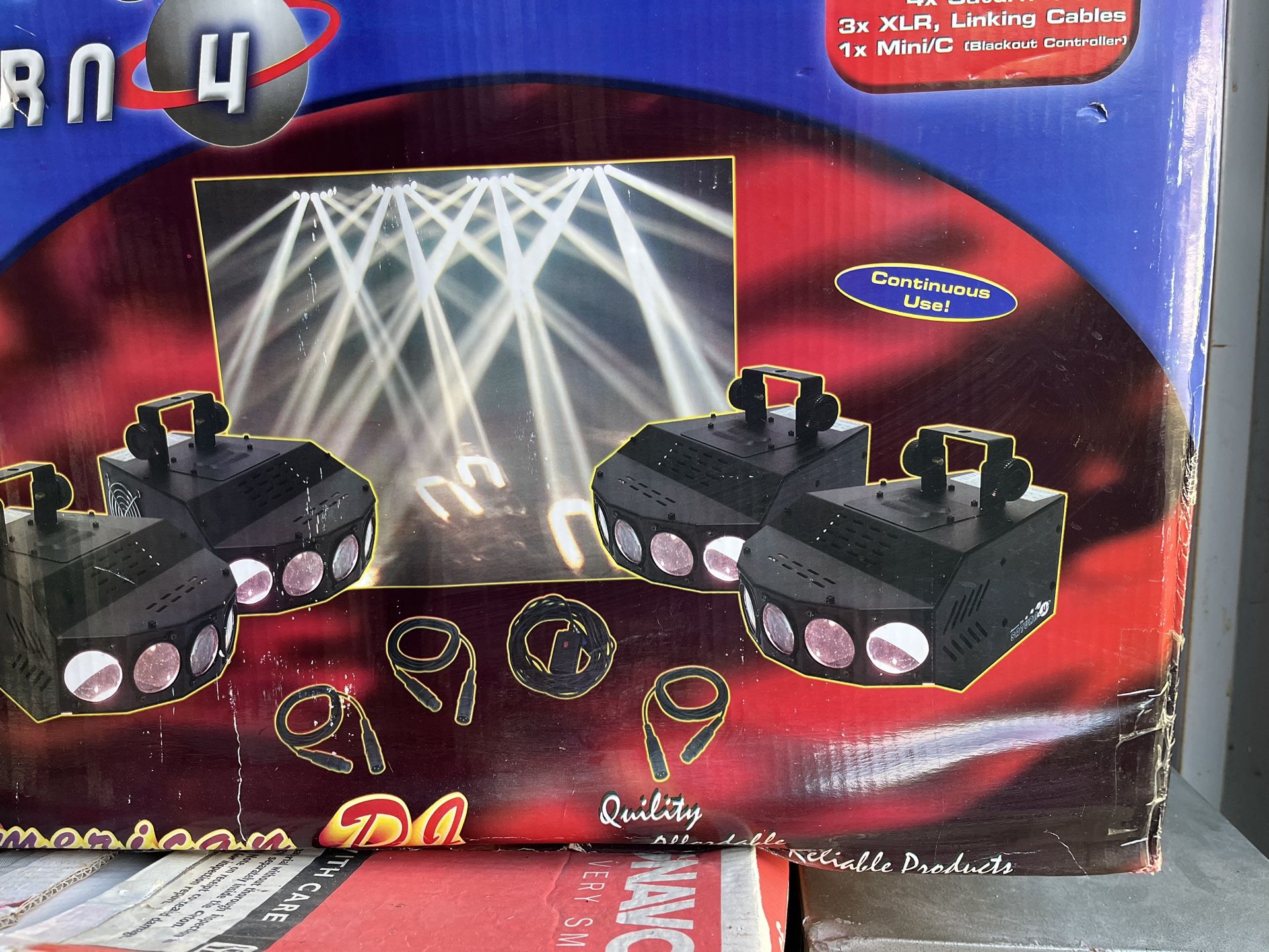 ADJ 4 pack Dj Lights