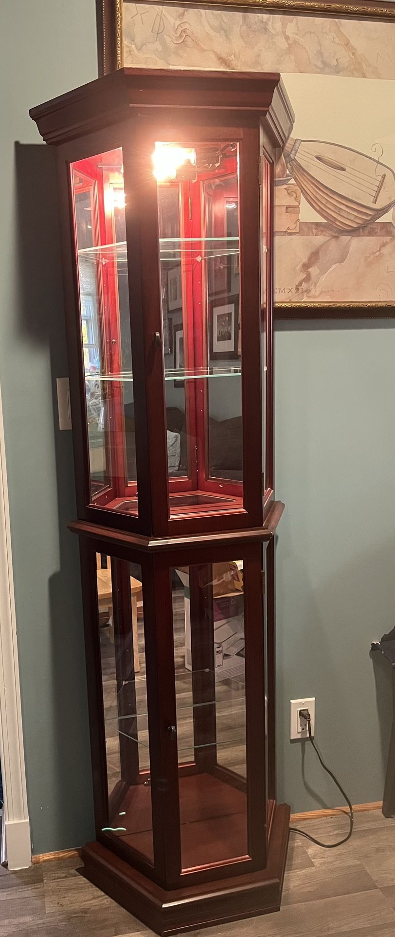 SMALL CURIO CABINET