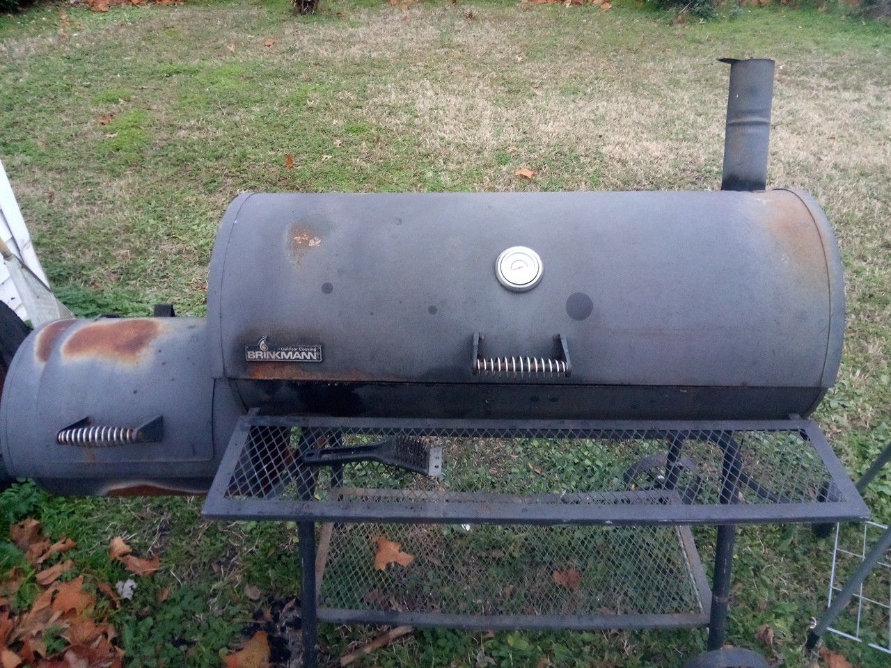 Big BBQ smoker grill