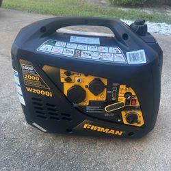 CLEAN LIKE-NEW INVERTER PORTABLE GENERATOR 2000/1600W RECOIL START