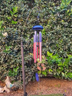 40" americana wind chime