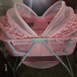 Pink Bassinet 