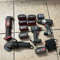 Drill, Impact Driver, Grinder, Multi Tool