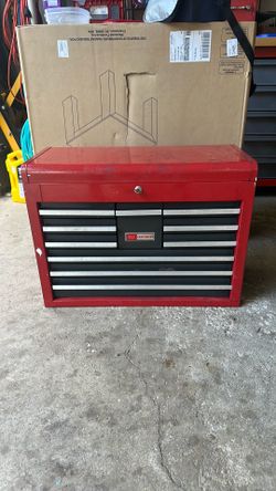 Vintage 1980 craftsman 10 drawer top mechanics tool box 26” USA