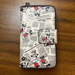 Mickey Mouse Wallet Wristlet 