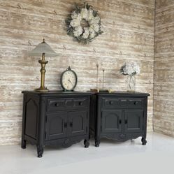 French Provincial Nightstands - Nightstand Set - Side Tables - Dresser Set - Bedroom Set 