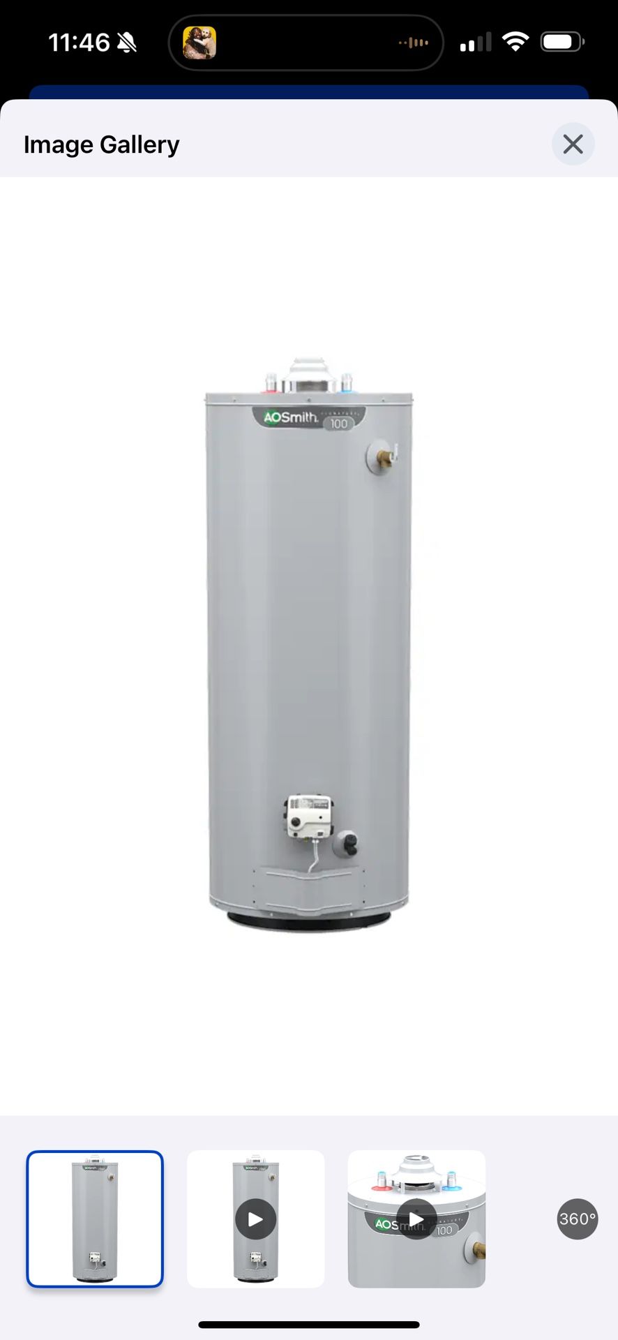 A O Smith Signature 100 30-Gallon Tall 6-year Warranty 35500 -BTU Natural/Gas Propone Water Heater