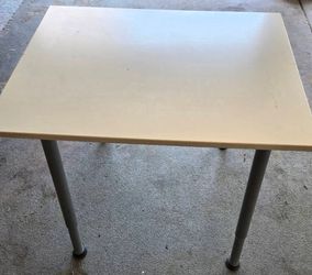 Ikea Galant White table with adjustable heig5t