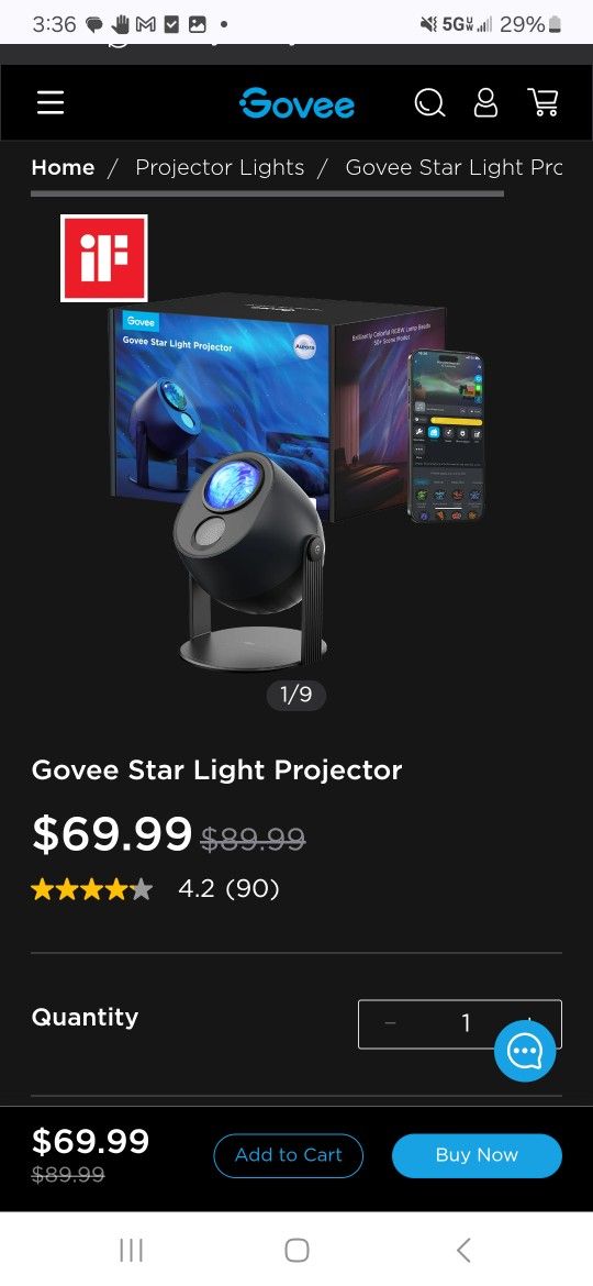 Star Light Projector Govee