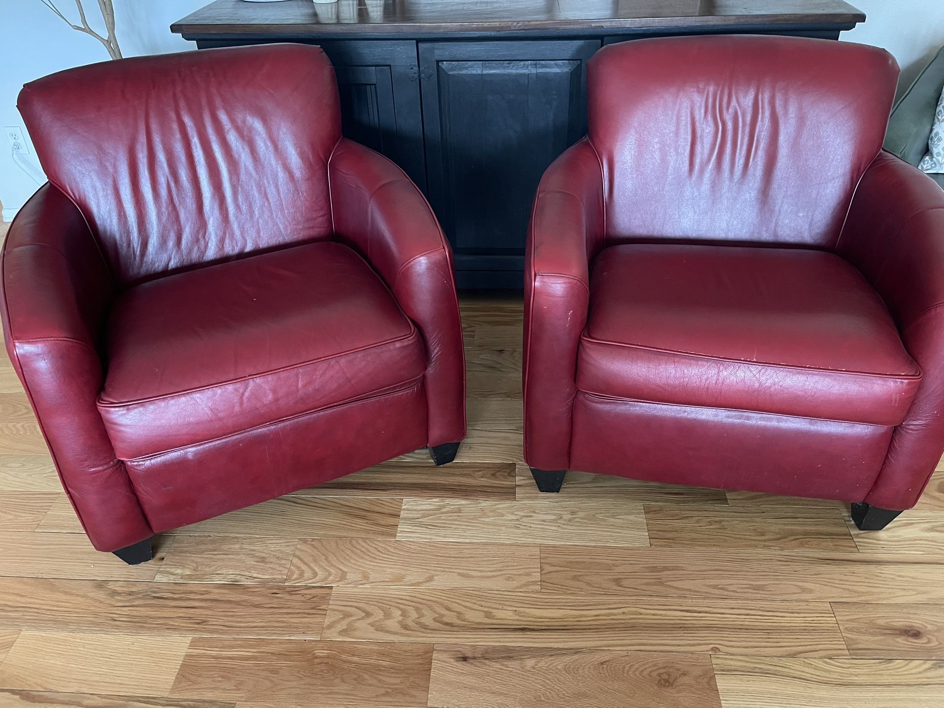 Leather Chairs (matching)