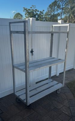 Mobile Cooler / Freezer Truck Cart - (3) Levels, Aluminum