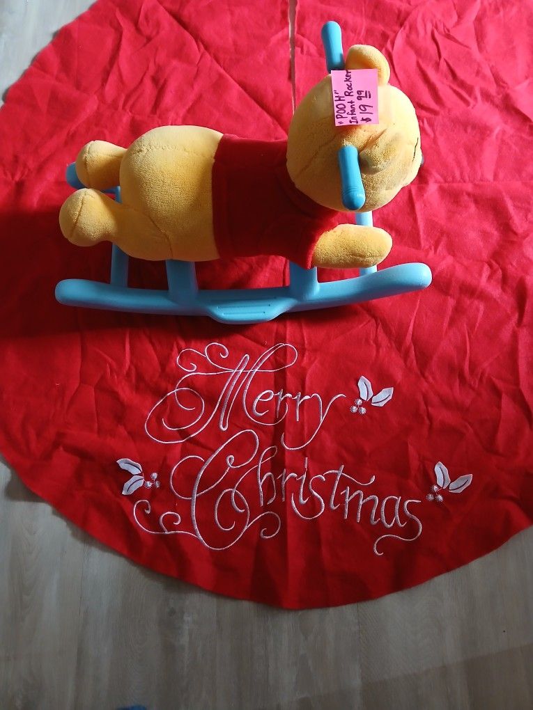 Soft "POOH" Rocker For Toddler
