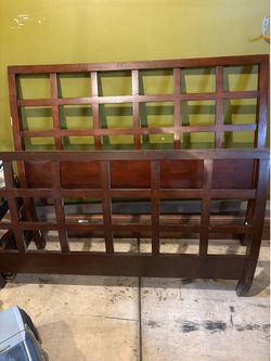 Queen size bed frame