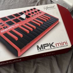 Akai MPK Mini Special Edition Red MIDI Keyboard Controller