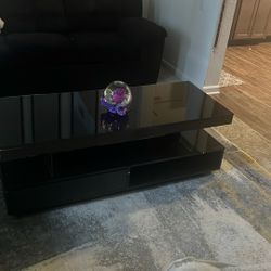 High Gloss Black Coffee Table 