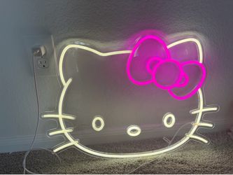 Hello kitty neon light