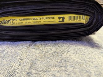 Cambric Multipurpose Black Fabric