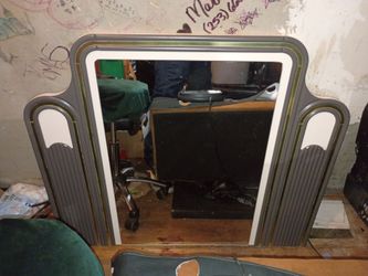 Antique hotel/motel mirror