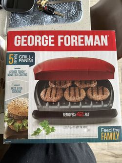 George Foreman Grill & Panini Maker