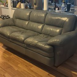 Grey Couch Sofa and Loveseat