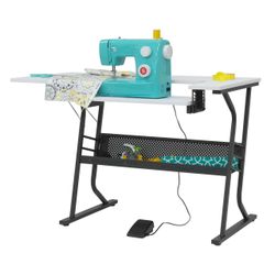 Sewing Table with Folding Side Extension (NEW IN BOX)