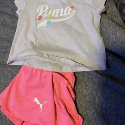 12 Month Puma Girls Outfit 