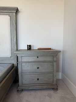 Restoration Hardware St. James Closed Nightstands x2