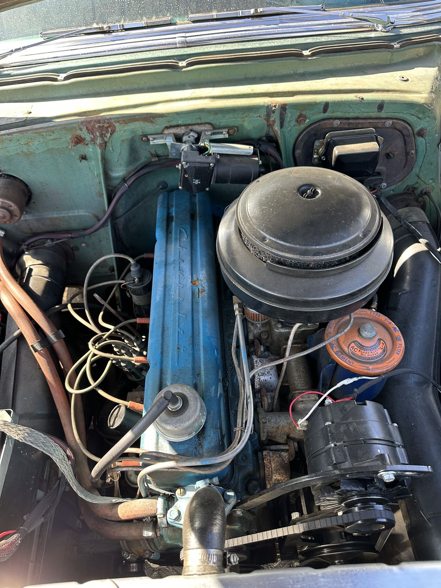 235 Chevy Engine And Powerglide Transmission