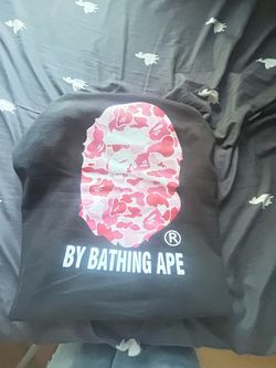 BAPE By Bathing Ape Black Pink Camo Tee