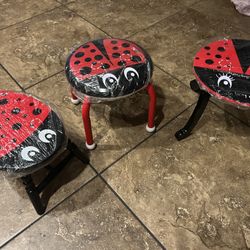 Lady bug Child Stools