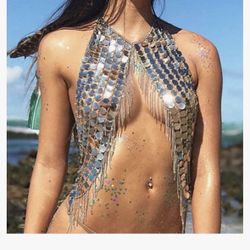 Crop Top Backless Halter Body Rave