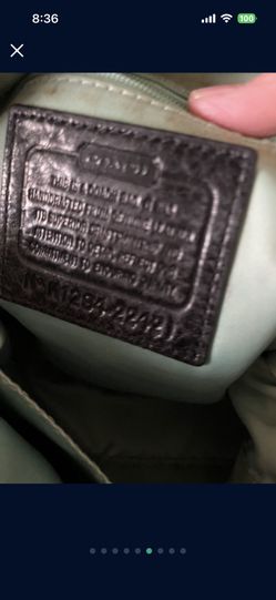 It’s Very Good Leather Coach Bag The Color Is Black