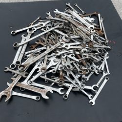 Huge Lot of Vintage Open End Box End Combo Wrenches! 
