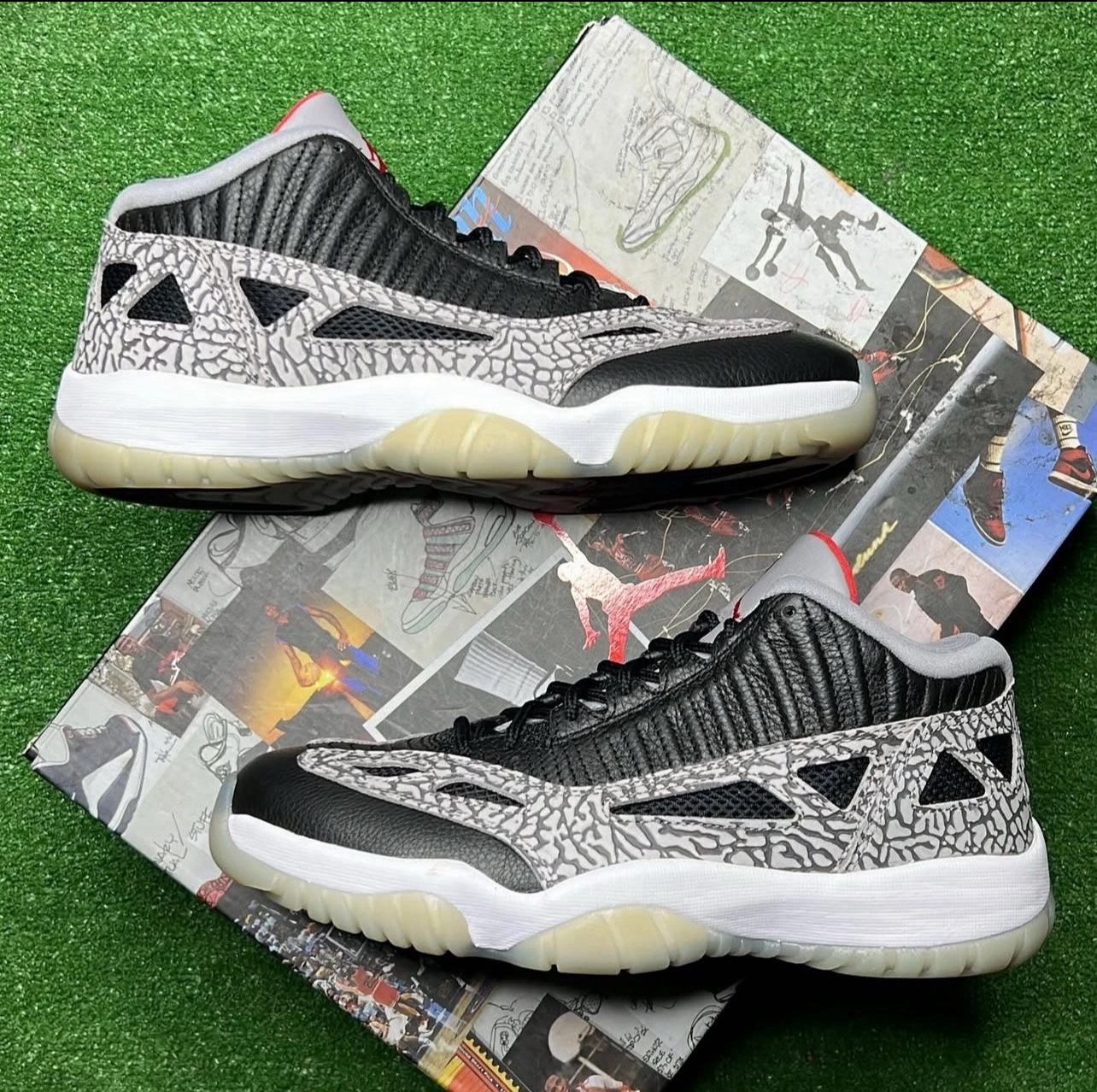 Air Jordan 11 Retro Low IE ‘Black Cement’ 