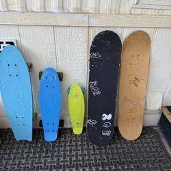 Skateboards Lot Of 5 