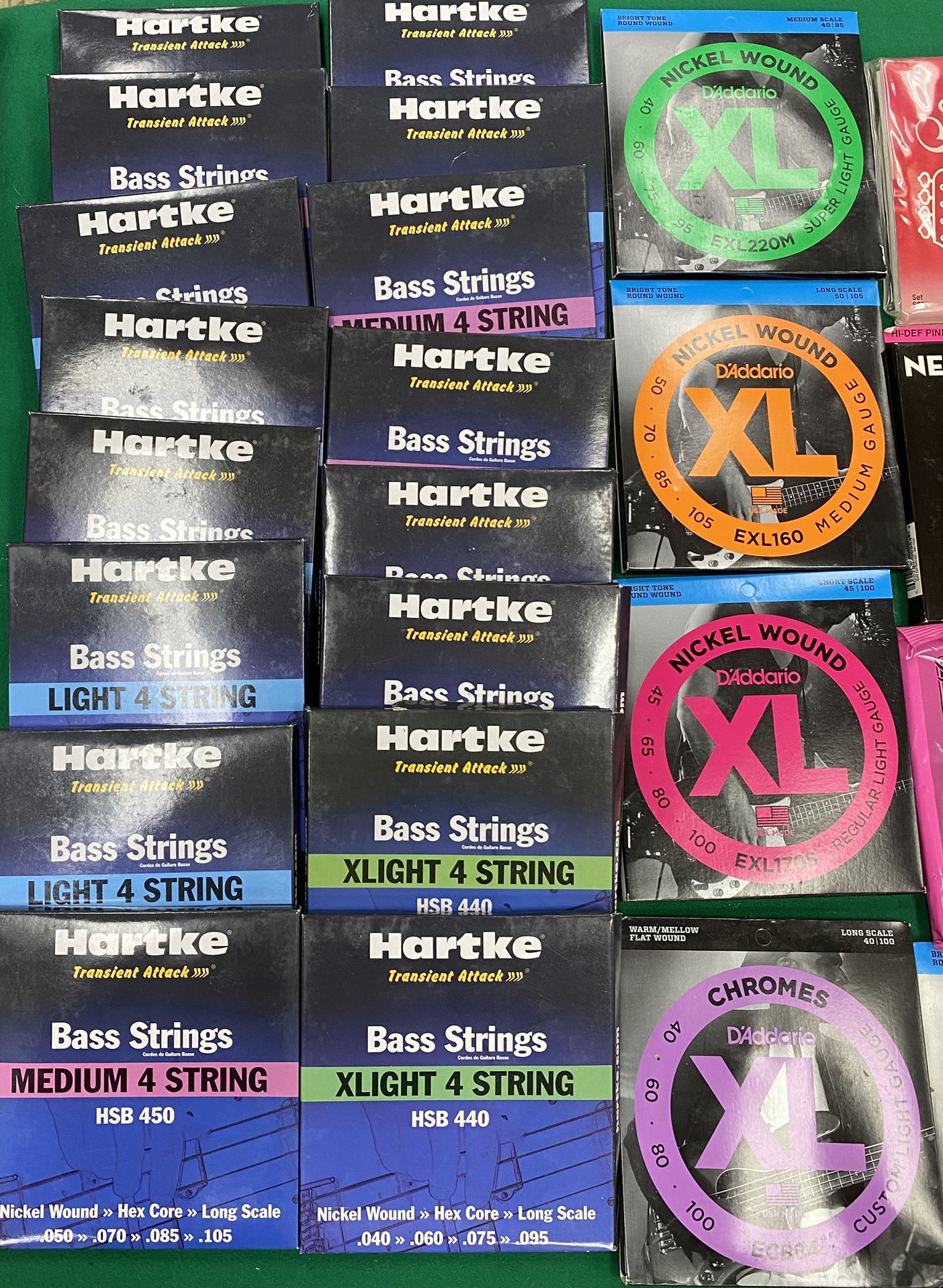 Bass Guitar Strings (15.00 a piece)