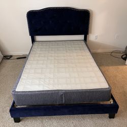 Used McMillan Tufted Upholstery Bed 