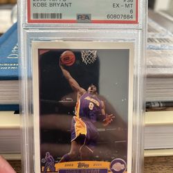 2003-04 Topps Basketball Kobe Bryant PSA 6 #36